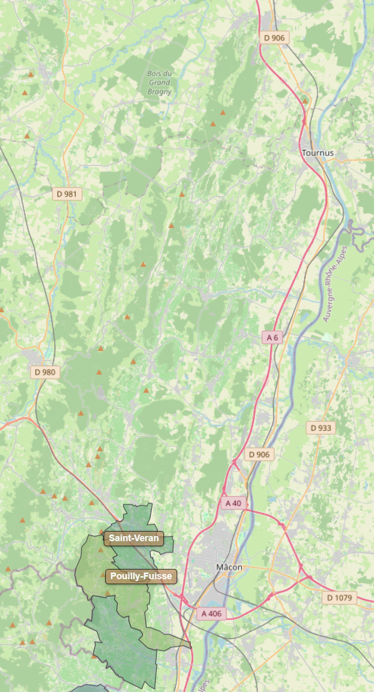 Billede fra regionen Maconnais